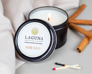 Buy an 6oz classic candle in Brown Sugar from Laguna Candles