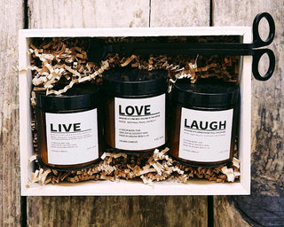 Live Love Laugh Candle Collection by Laguna Candles