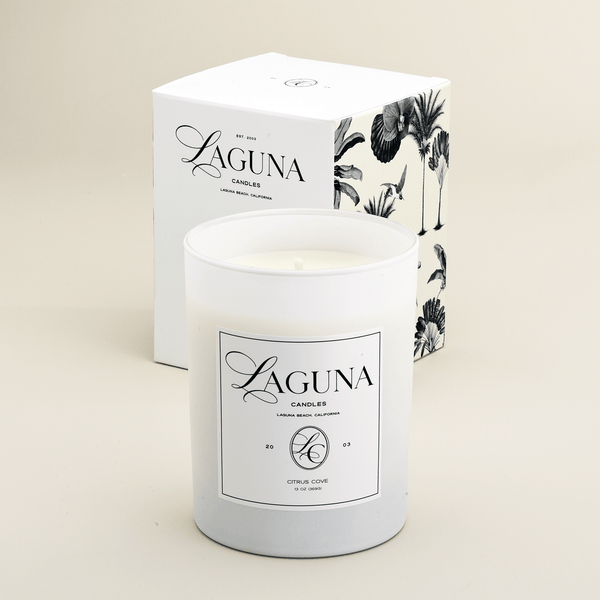 Citrus Cove Candle – Lemon Verbena & Coastal Freshnes