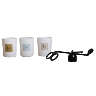 Luxury Mini Trio & Candle Care Accessories Set for aromatic fragrances | Laguna Candles